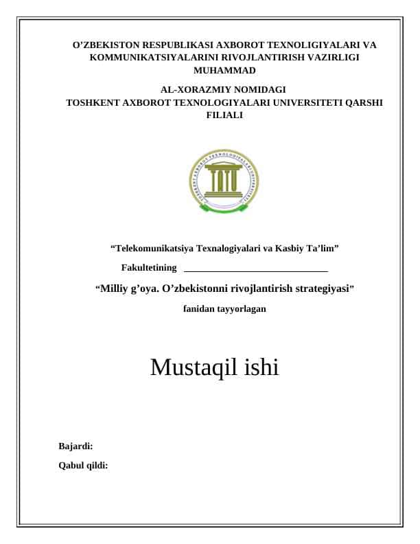O’zbekiston mustaqilligi xavfsizligi va barqarorligiga g`oyaviy tahdidlar hamda mafkuraviy immunitеt