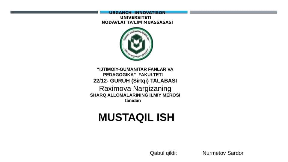 Abu Mu'in Nasafiy islom islohiyatchisi