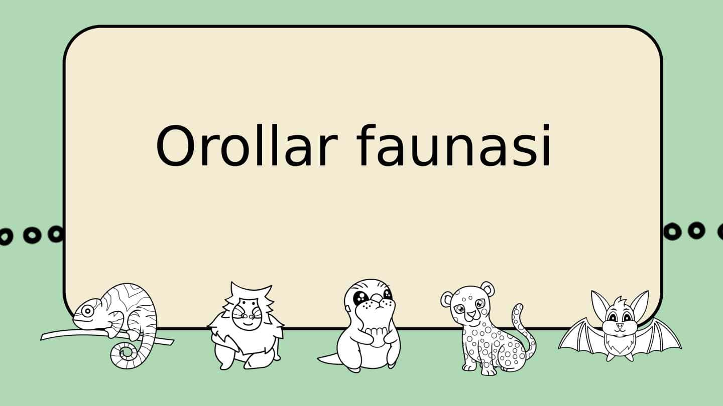Orollar faunasi