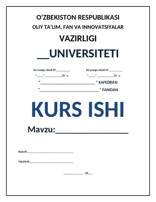 O’zbekistonda turizmni rivojlantirish tizimini loyihalash