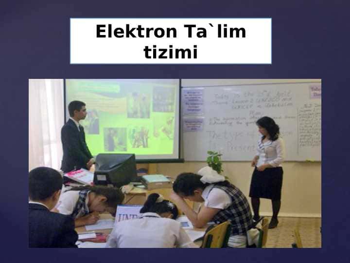 Ta`lim tizimida zamonaviy axborot materiallari