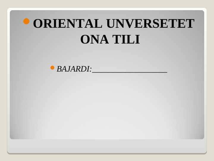 FE’L SO’Z TURKUMI