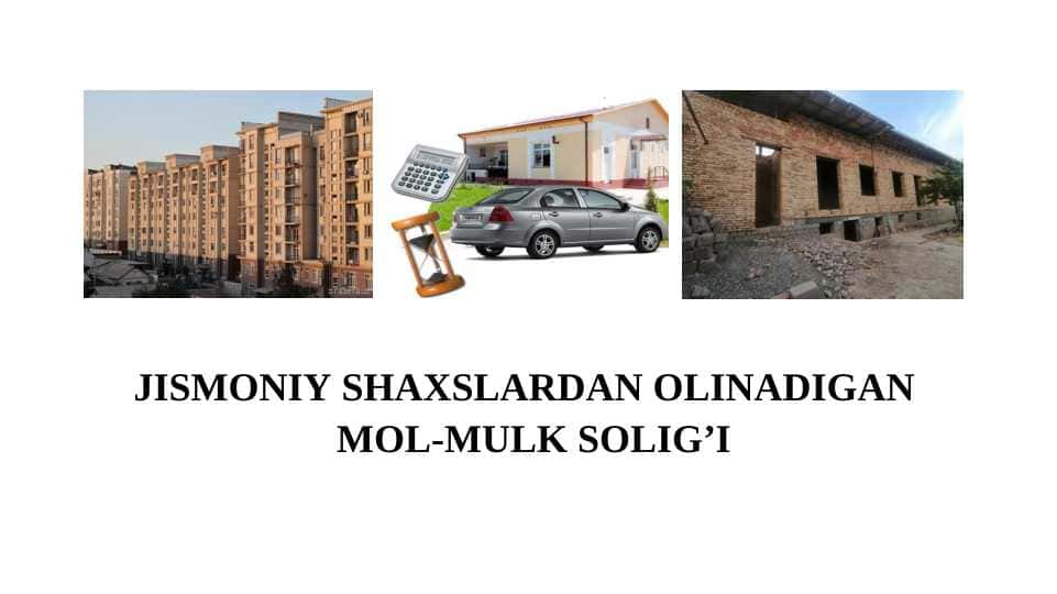 Jismoniy shaxslardan olinadigan daromad solig'i