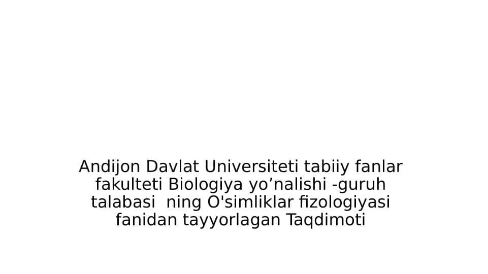 O’simliklarning patogenlar va fitofaglardan himoyalanishi