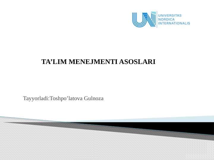 Ta'lim menejmenti