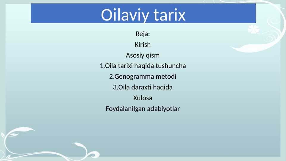 Oilaviy tarix 30.pptx