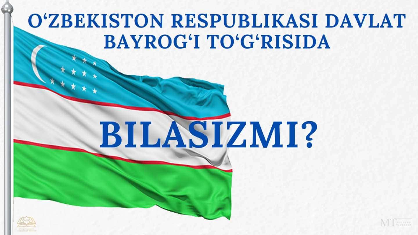 O'zbResDavlat bayrog'i haqida