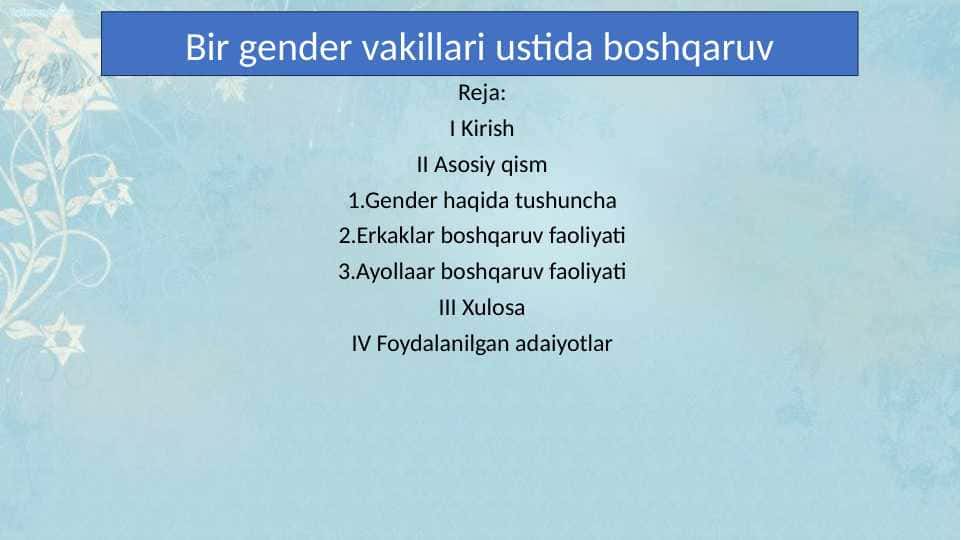 Bir gender vakillari ustida boshqaruv 28.pptx