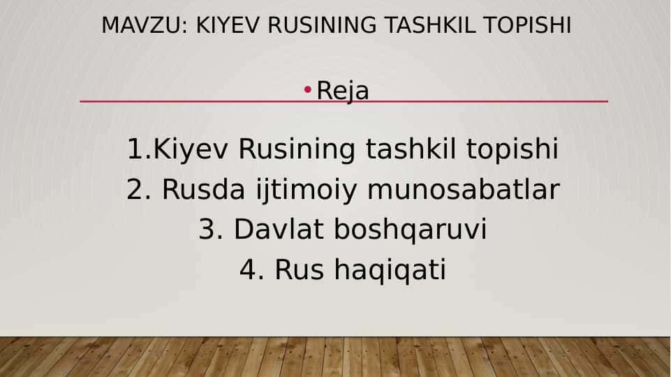 Kiyev Rusining tashkil topishi