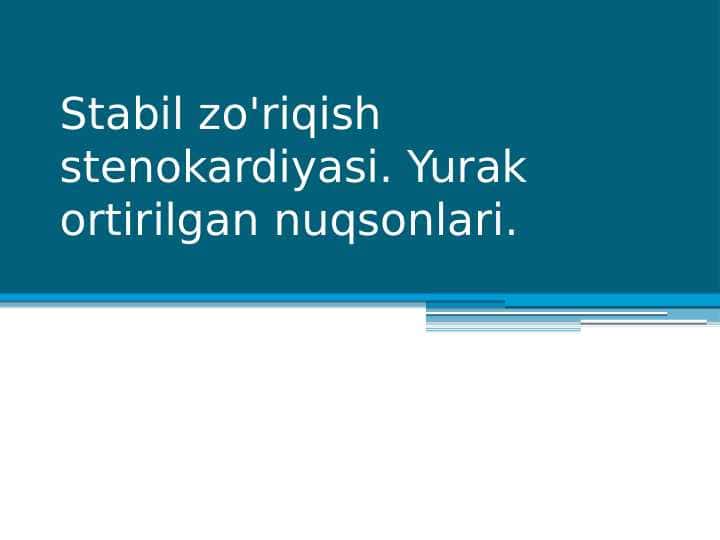 Tug'ma yurak nuqsonlari (CHD) - yurakning qopqoq tuzilmalari, miyokard va yirik tomirlarining shak