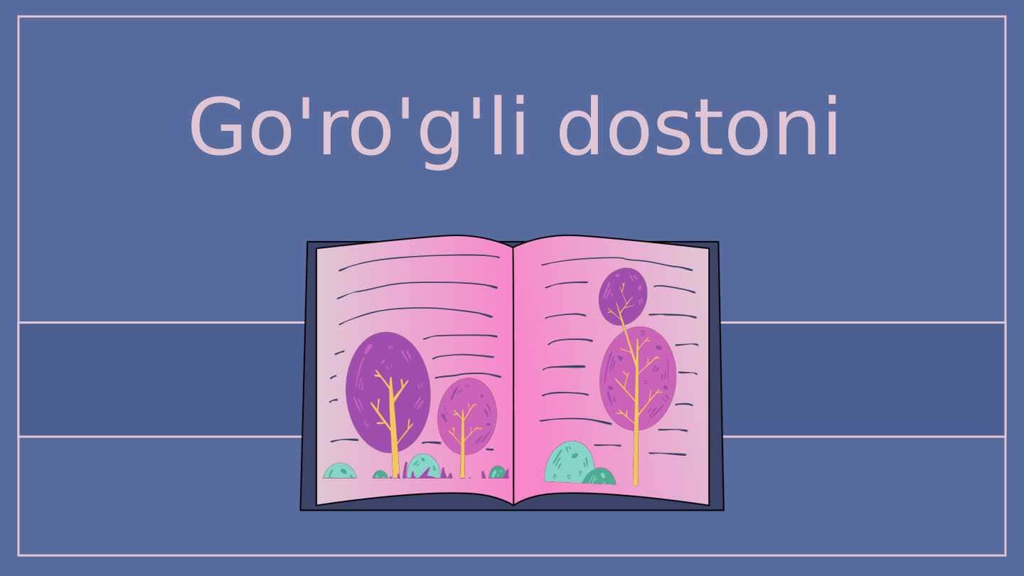 Go'ro'g'li dostoni