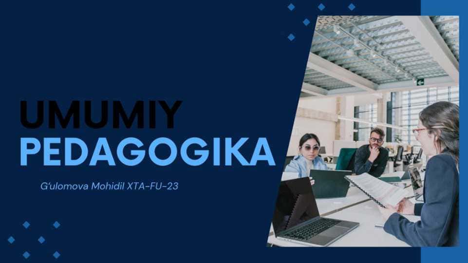 Umumiy pedagogika