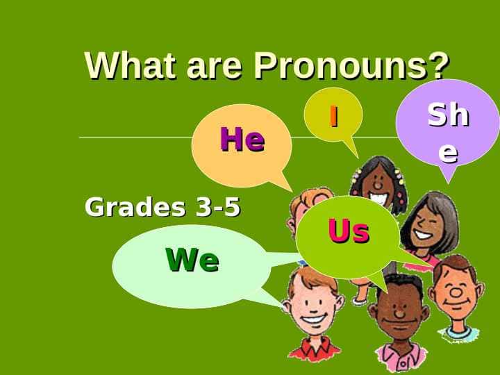 What are Pronouns