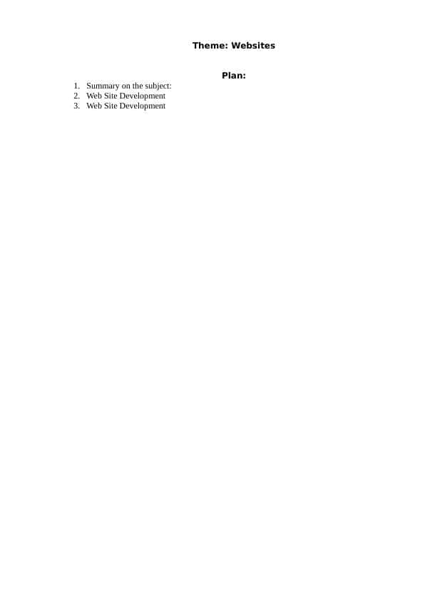 Websites
