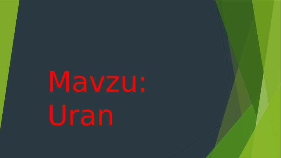 Uran