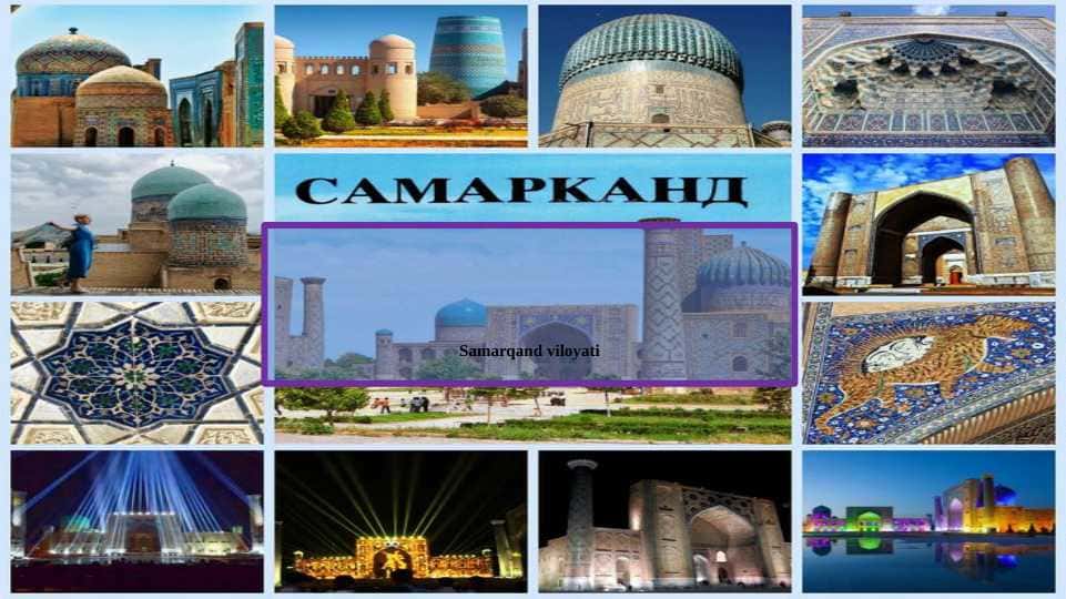 Samarqand viloyati
