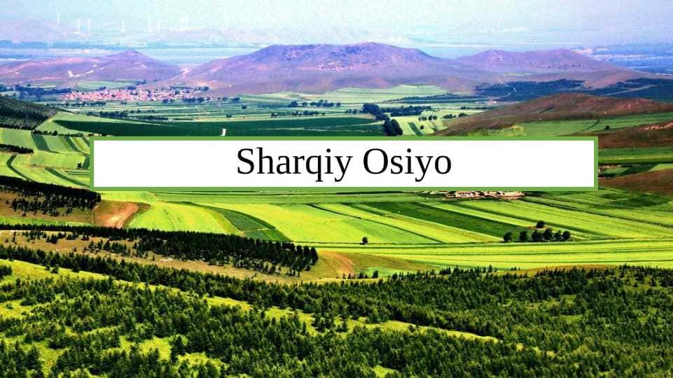 Sharqiy Osiyo