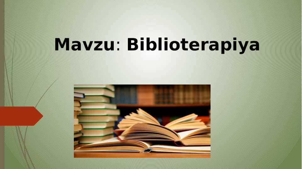 Biblioterapiya