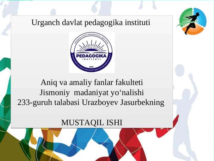 Maktabda darsdan tashqari vaqtda qollaniladigan milliy va harakatli o‘yinlarni o‘tkazish metodikasi