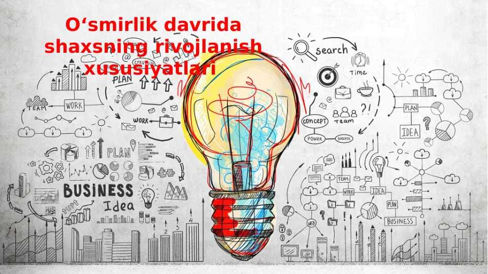 Oʻsmirlik davrida shaxsning rivojlanish xususiyatlari (TAQDIMOT)