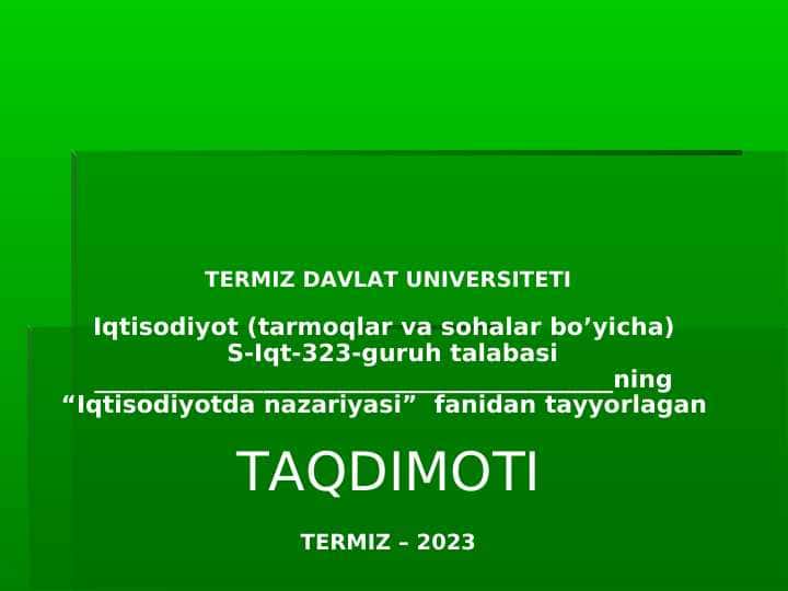 Xalqaro valyuta munosabatlari va valyuta kursi