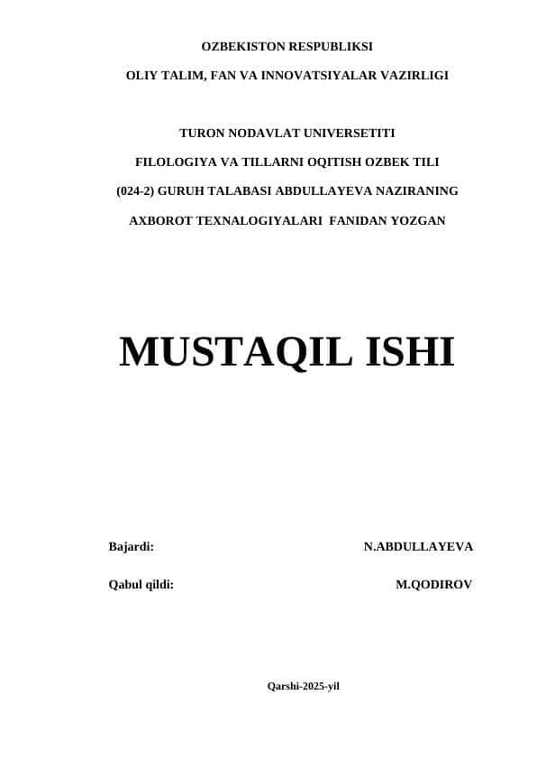 MOOC tizimlaridan foydalanish