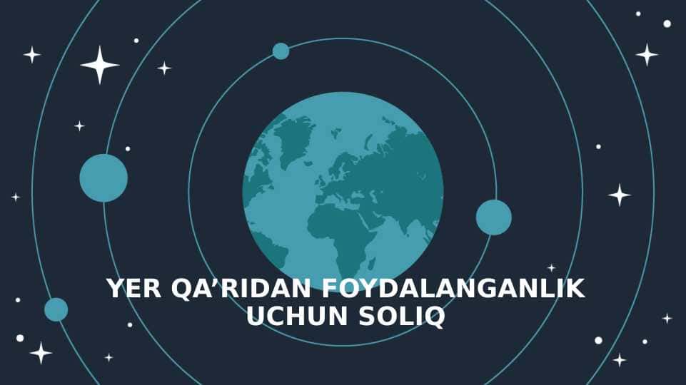 Yer qaridan foydalanganlik uchun soliq