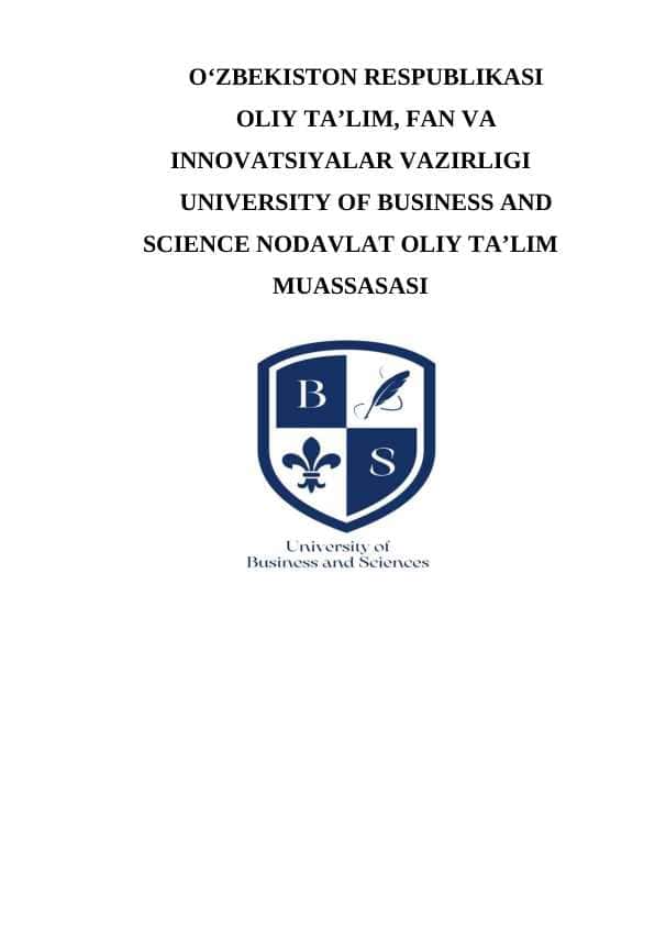 My university