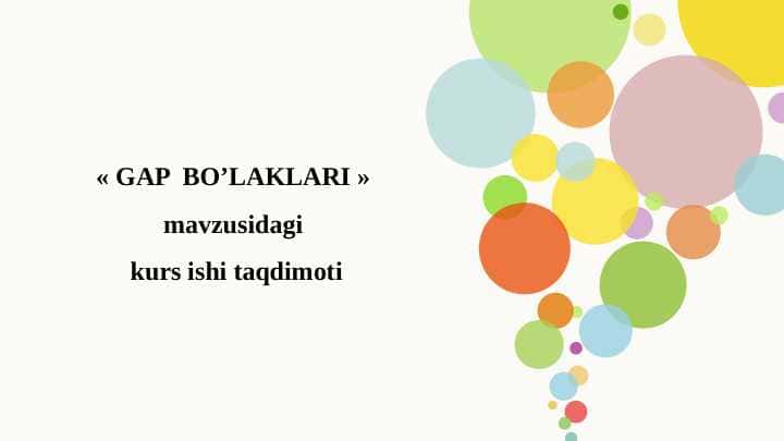 Gap boʻlaklari