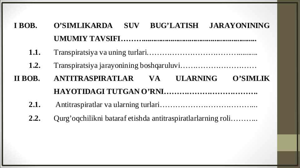 Antiranspirantlar va ularning xalq xo‘jaligida tutgan o‘rni