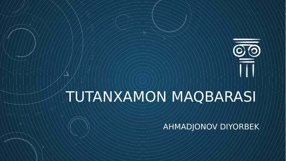 Tutanxamon maqbarasi