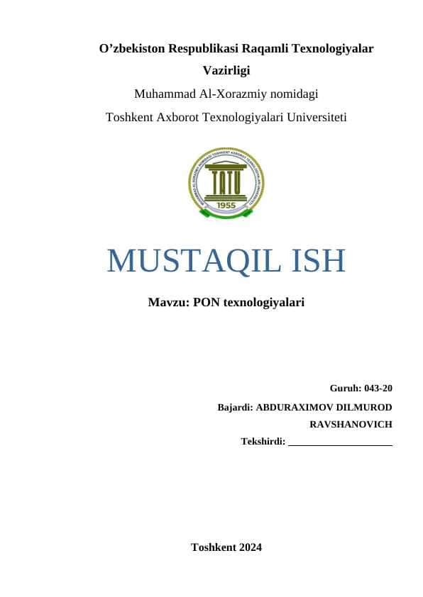 PON texnologiyalari.docx