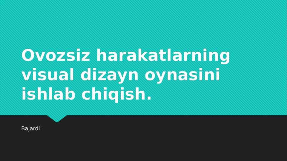 Real vaqt tizimlari ppt