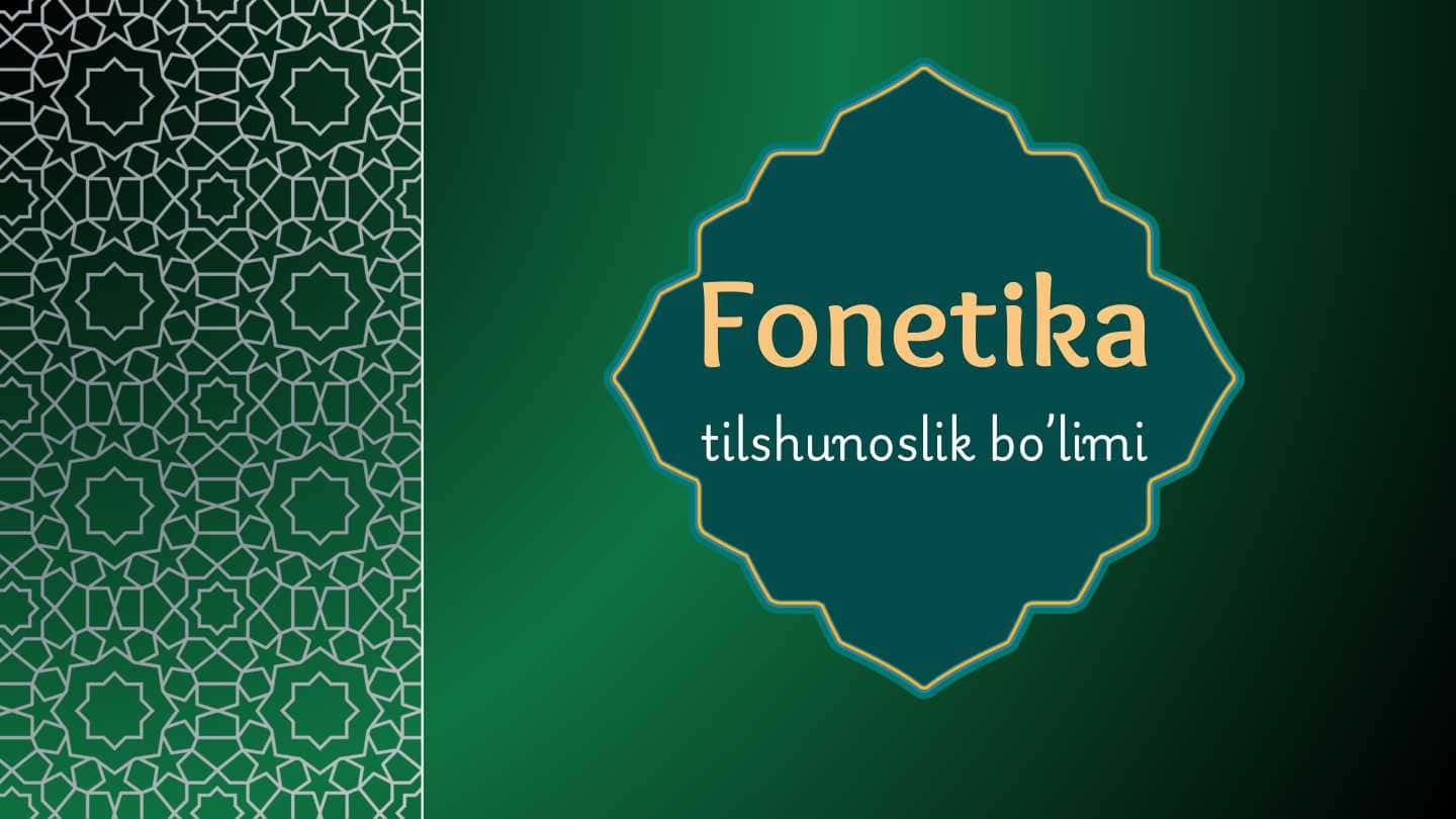Fonetika