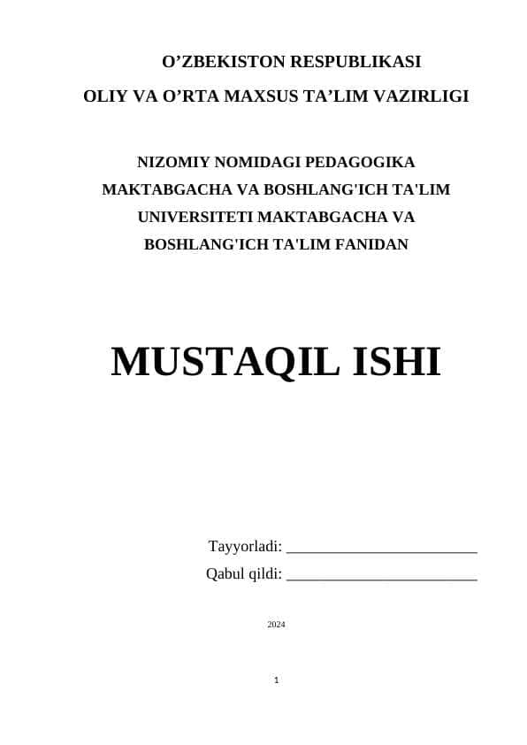 MAKTABGACHA TA’LIM MUASSASASI, OILA VA MAKTAB HAMKORLIGI
