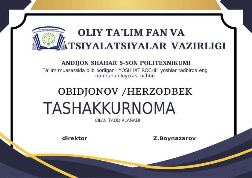 TASHAKKURNOM WORD NAMUNA