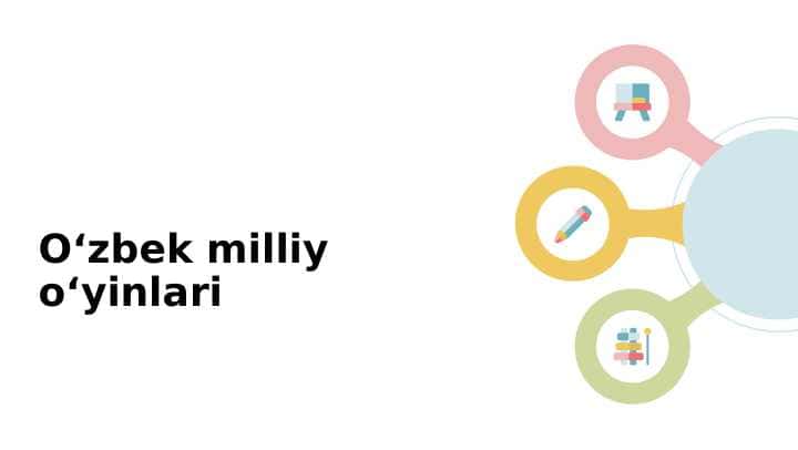 Oʻzbek milliy oʻyinlari