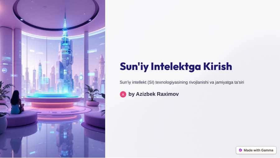 Suniy intelekt