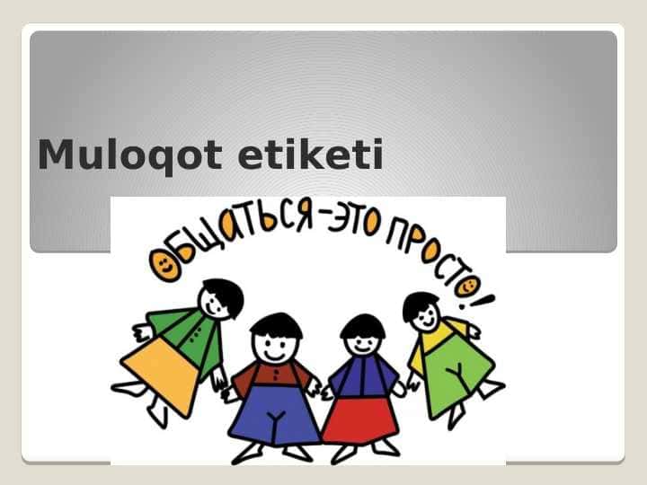 Muloqot etiketi