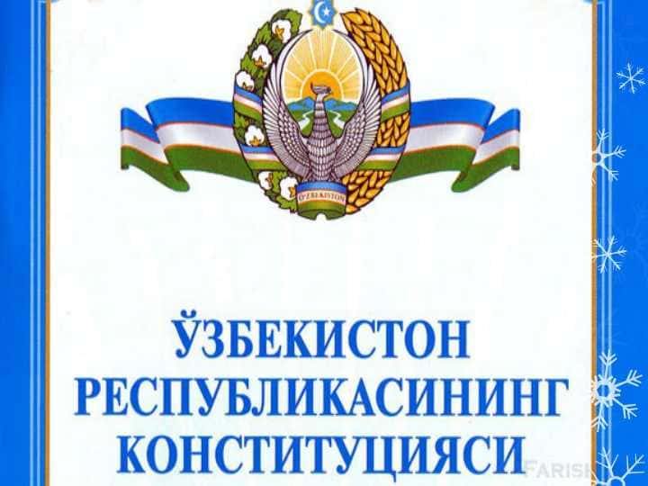 O'zbekiston Respublikasining konstitutsiyasi