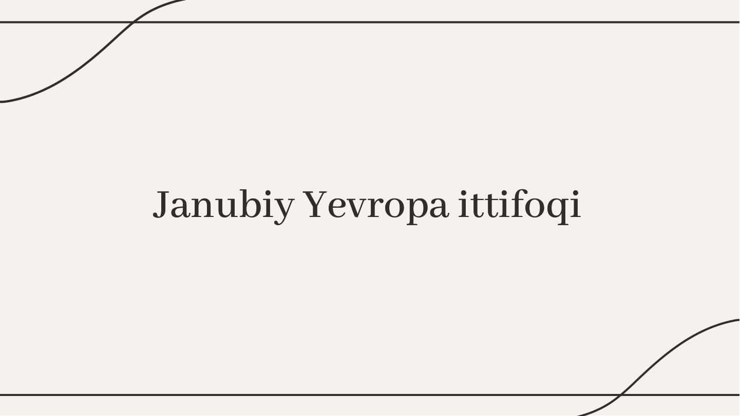 Janubiy-yevropa-ittifoqi