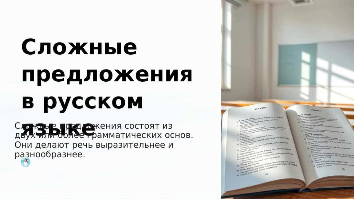 Сложные предложения в русском языкеСложные предложения в русском языке