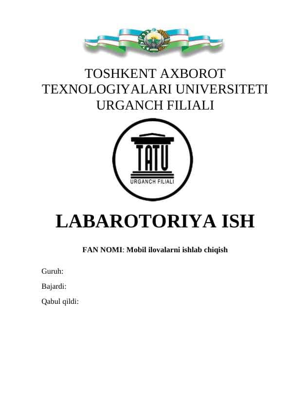 Mobil ilovarni ishlab chiqish_Satrlardan foydalanib dasturlash