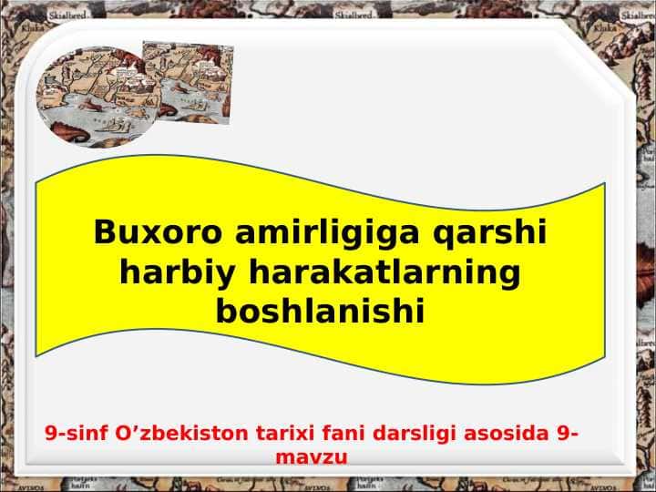 BUXORO AMIRLIGIGA QARSHI XARAKAT BOSHLANISHI