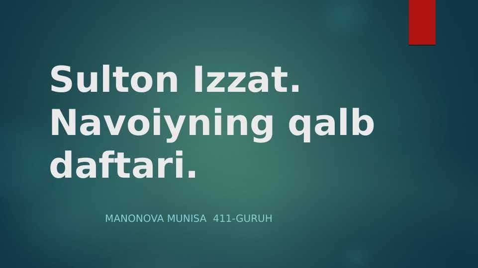 Sulton Izzat
