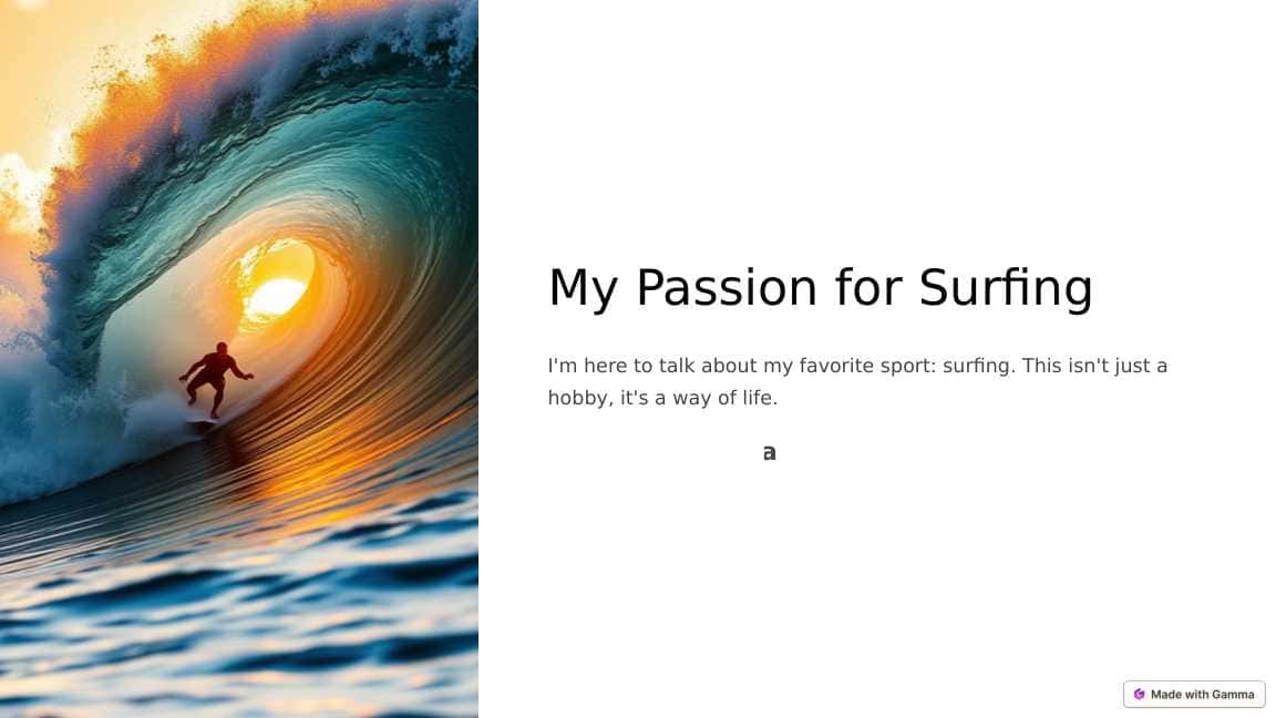 My Passion for Surfing