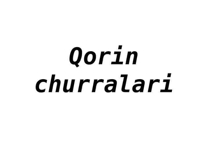 Qorin churralar