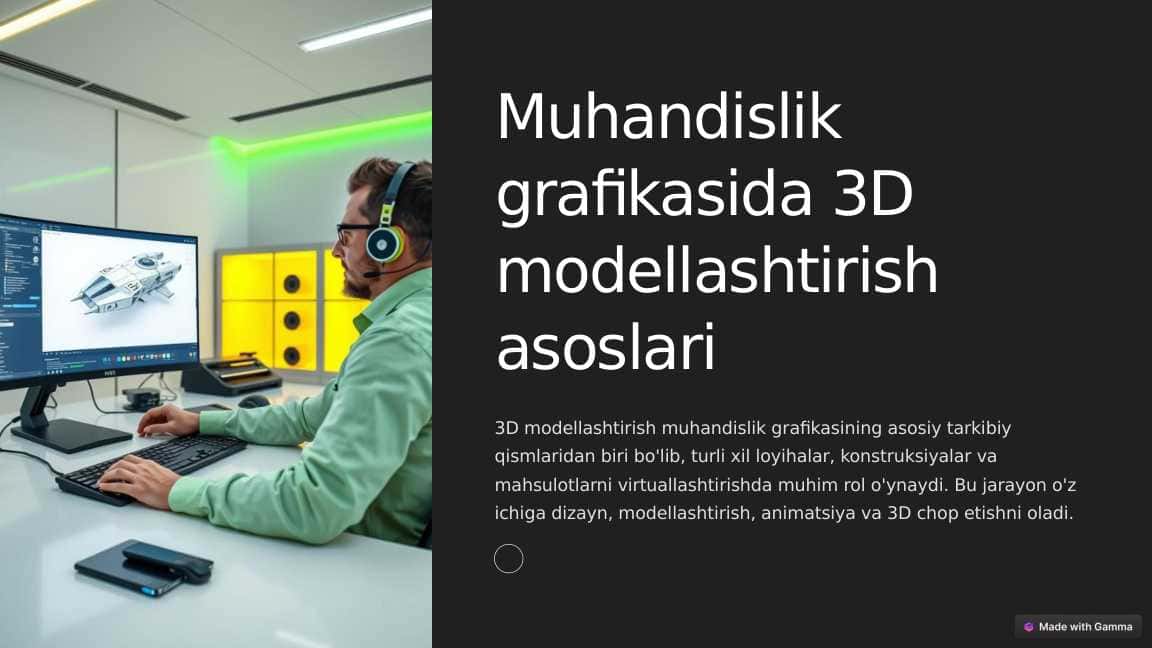Muhandislik-grafikasida-3D-modellashtirish-asoslari