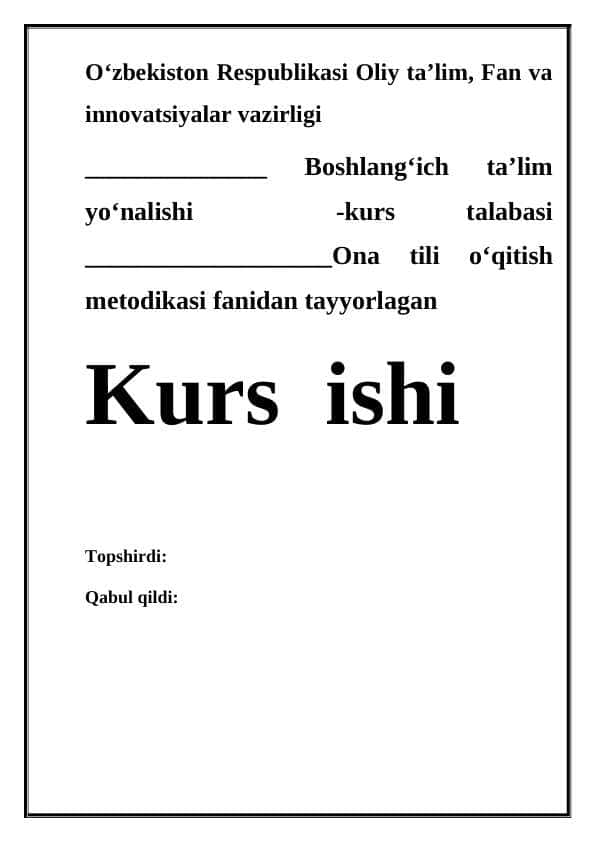 SAVOD O‘RGATISH DARSLARIDA MANTIQIY MASHQLARNI TASHKIL ETISH