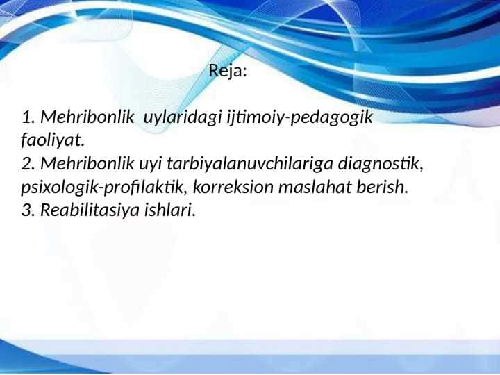 Mehribonlik uylaridagi ijtimoiy-pedagogik faoliyat.bos